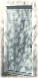 single steel entry door for storage shed utah